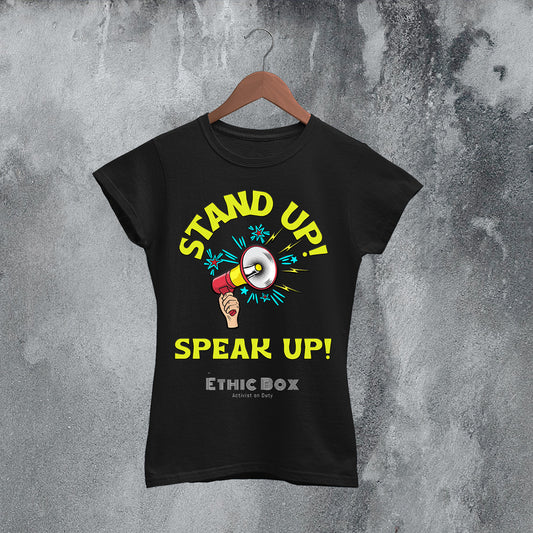 Stella Expresser Stand up Speak up black logo